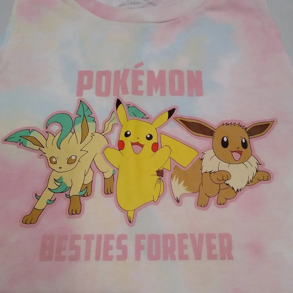 Pokemon Girl's XXL crop Tank - Picture 2 of 6